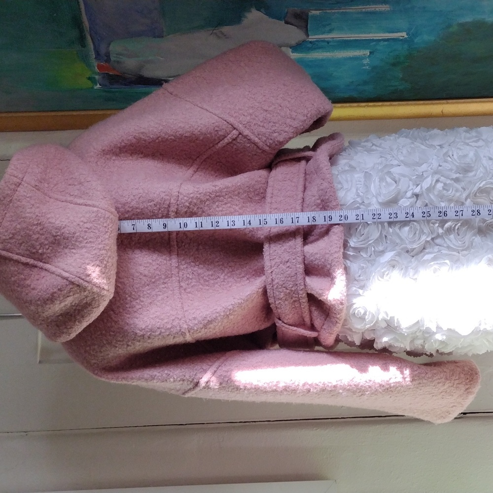 Topshop Pink Teddy Jacket with Hood M - Picture 4 of 11